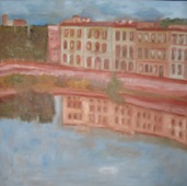 Ved siden av Ponte Vecchio - refleksjon